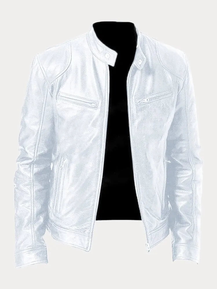 Lenoir™ | Casual leather jacket