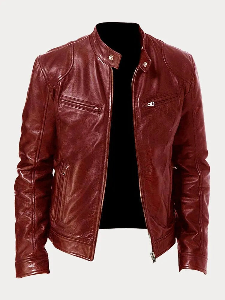 Lenoir™ | Casual leather jacket