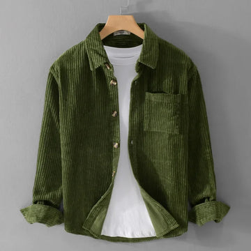 Corduroy Cotton Workwear Shirt Jacket