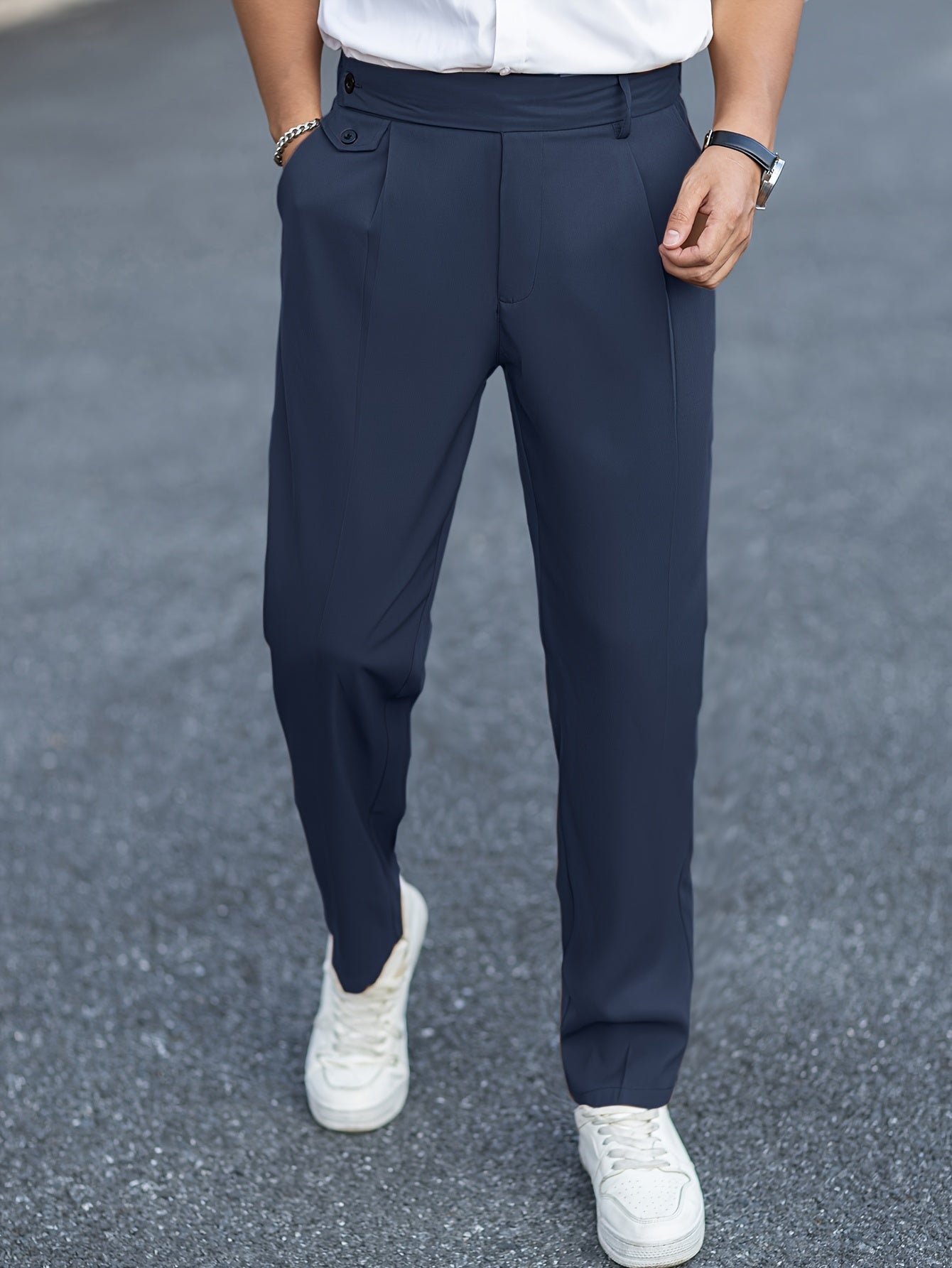 Retro Relaxed Fit Trousers