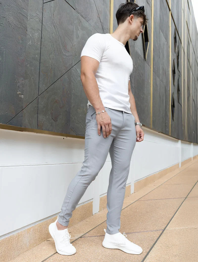 Noa Stretch Chino - Light Grey