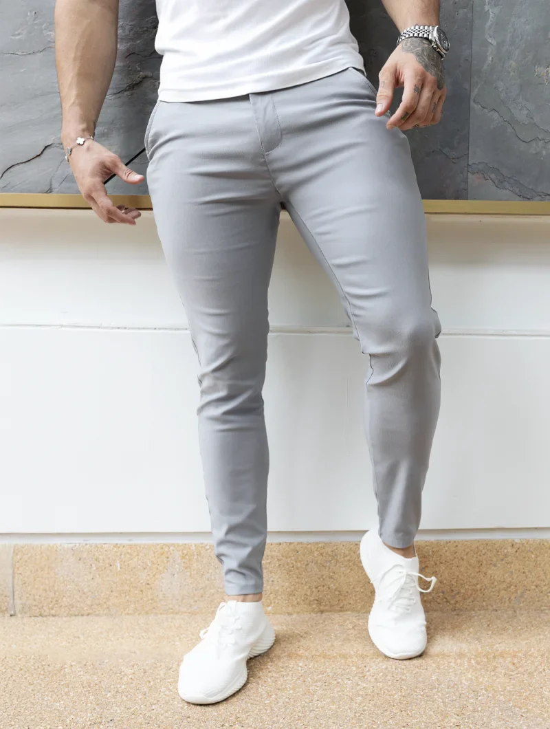 Noa Stretch Chino - Light Grey
