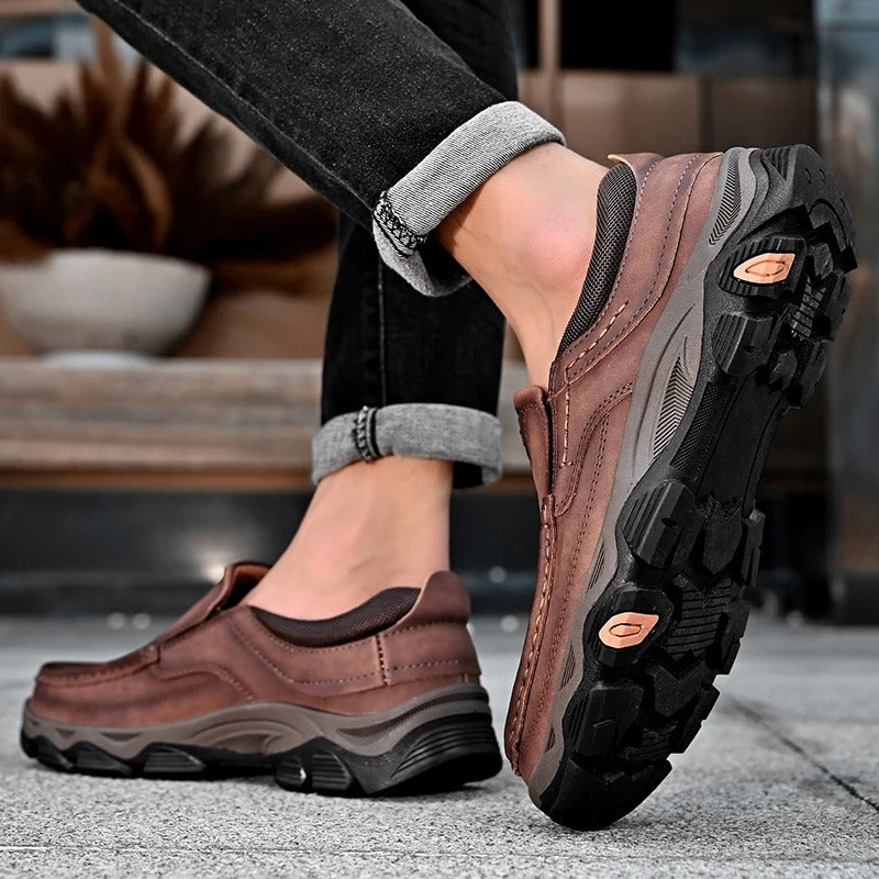 Stoneford™ Slip-On Leather Shoes