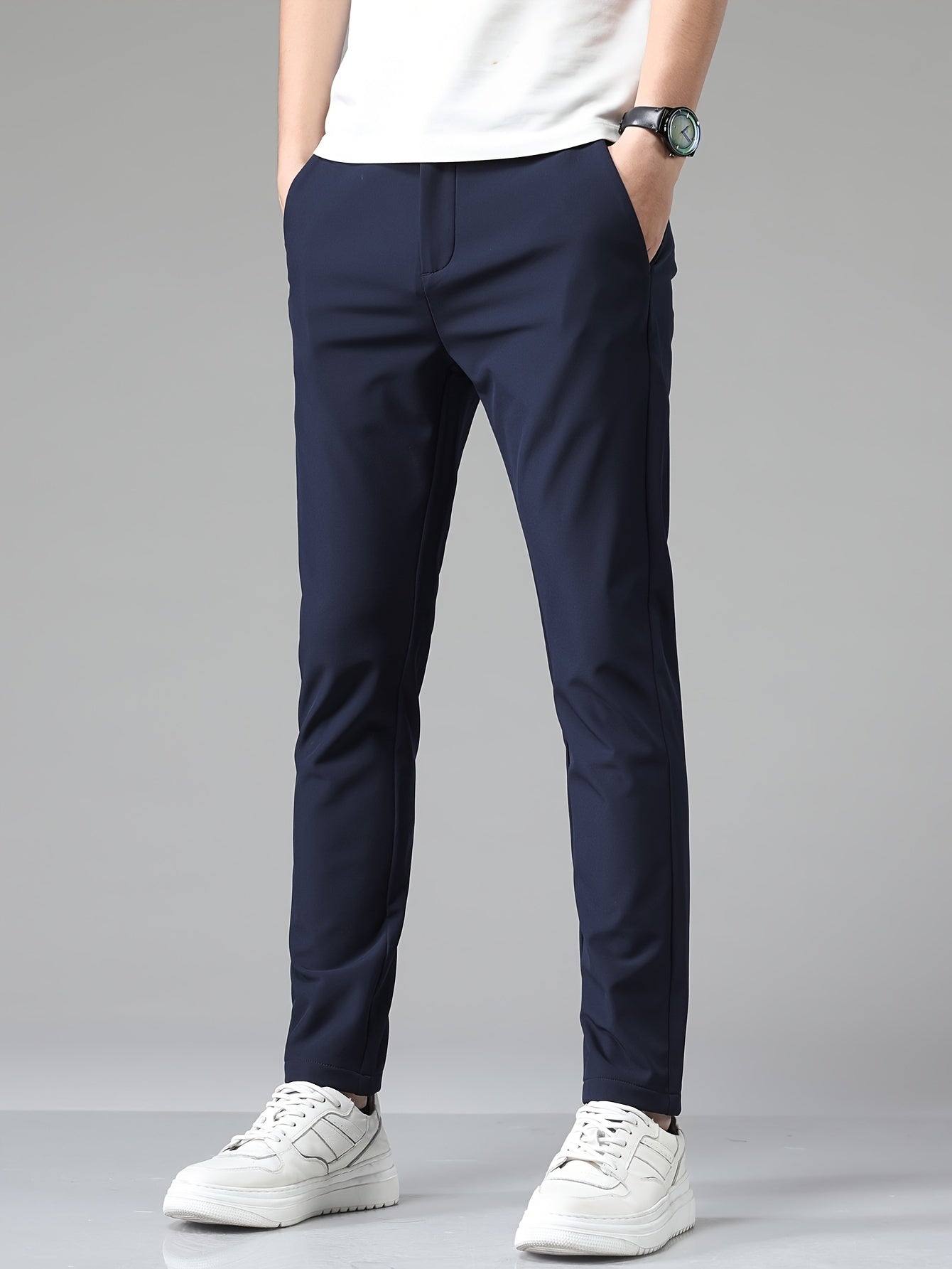 Tailored Slim Fit Business Trousers